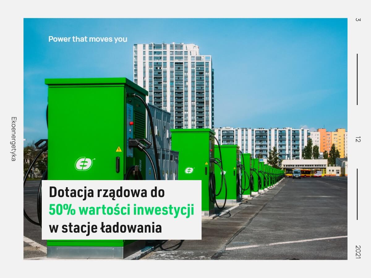 dofinansowanie na stacje ładowania pojazdów elektrycznych, Dofinansowanie na&nbsp;stacje ładujące &#8211; rządowy program &#8211; beneficjenci., Ekoenergetyka-Polska S.A.