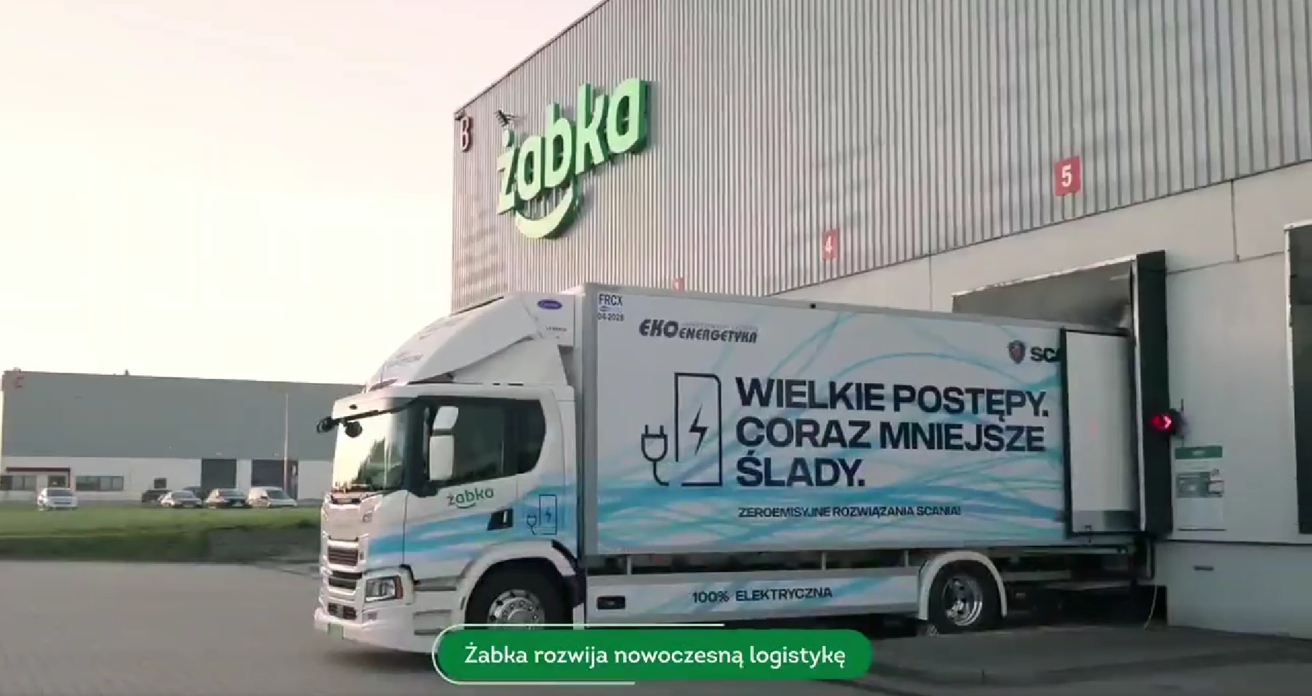 Żabka Polska testing fully electric distribution vehicle., Ekoenergetyka