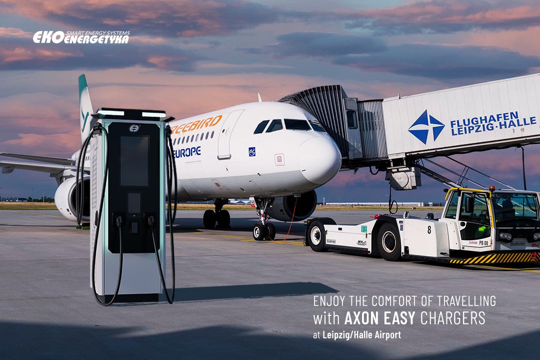 Leipzig/Halle Airport embraces green progress with AXON Easy chargers